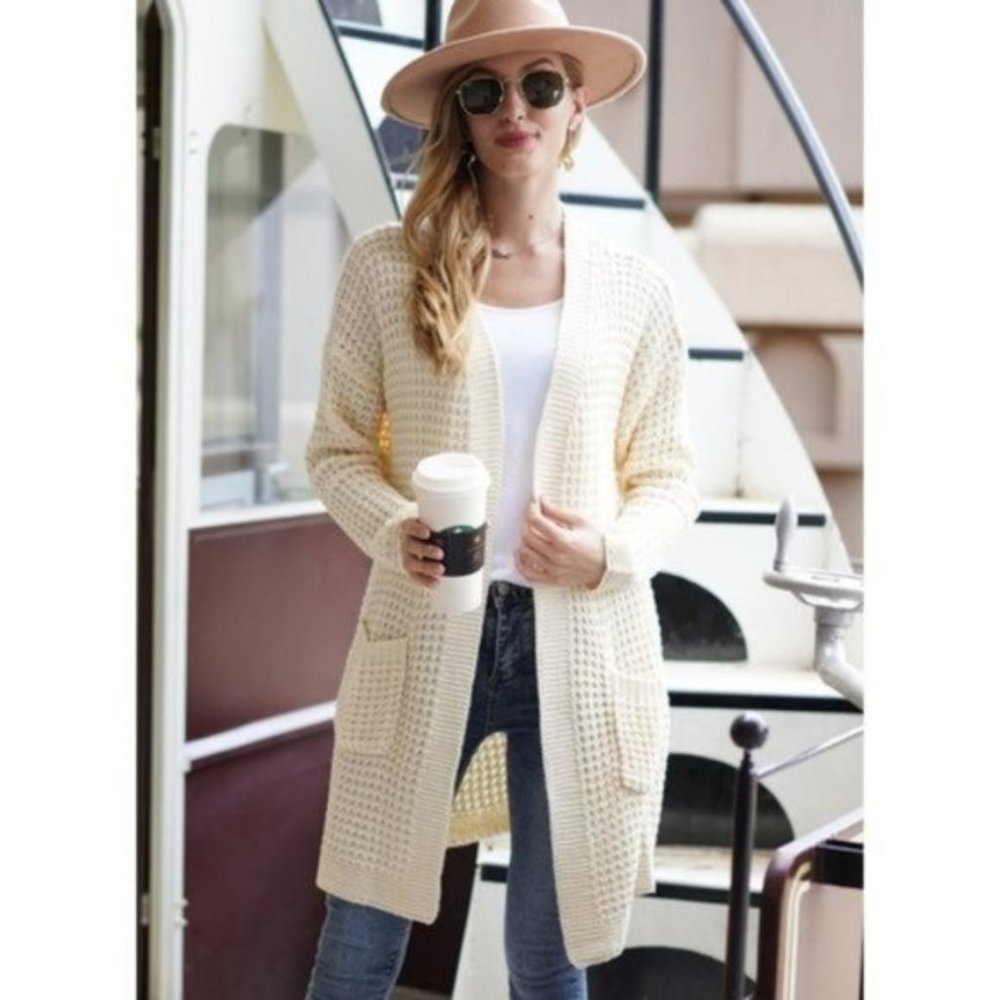 🆕Chunky Knit Open Front Cardigan